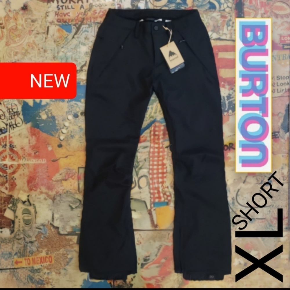 NEW  BURTON SOCIETY INSULATED SNOW PANT / SKI PANT XL  SHORT